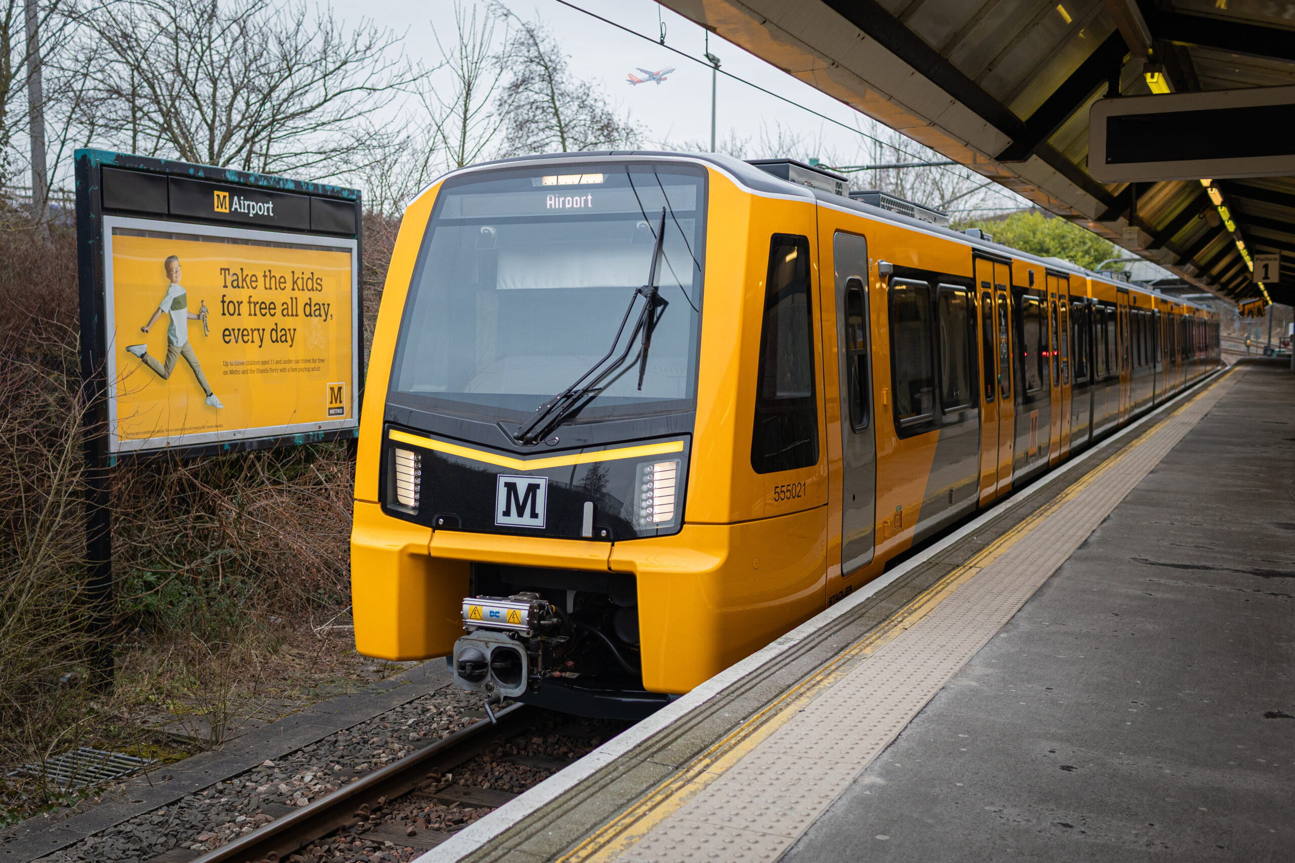 Tyne and Wear Metro at Airport station