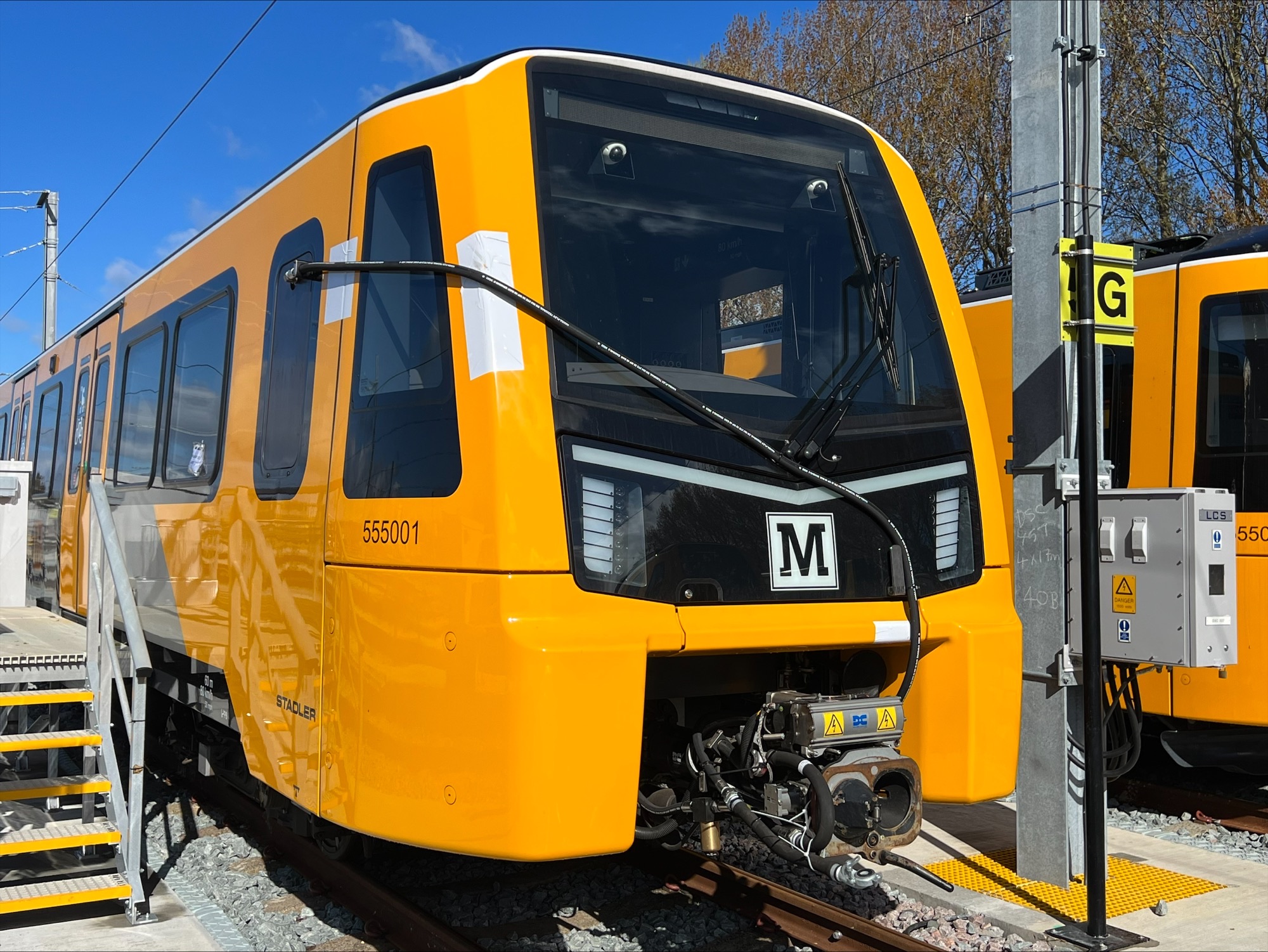 New Class 555 Metro train at depot