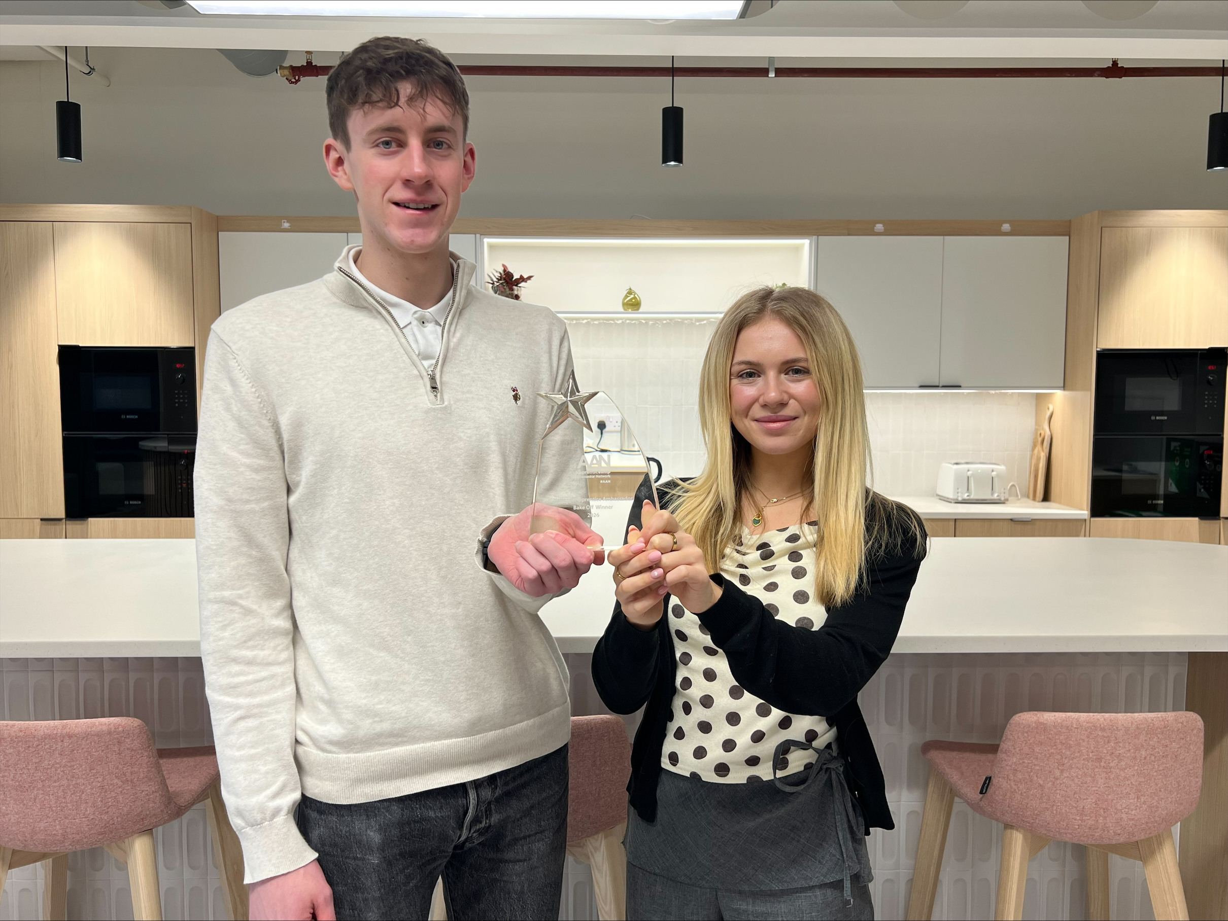 Apprentices serve up winning entry at Great British Bake Off event