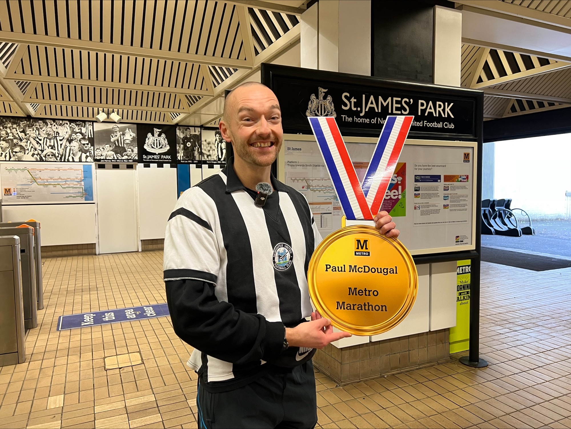 Fundraiser completes epic Metro running challenge