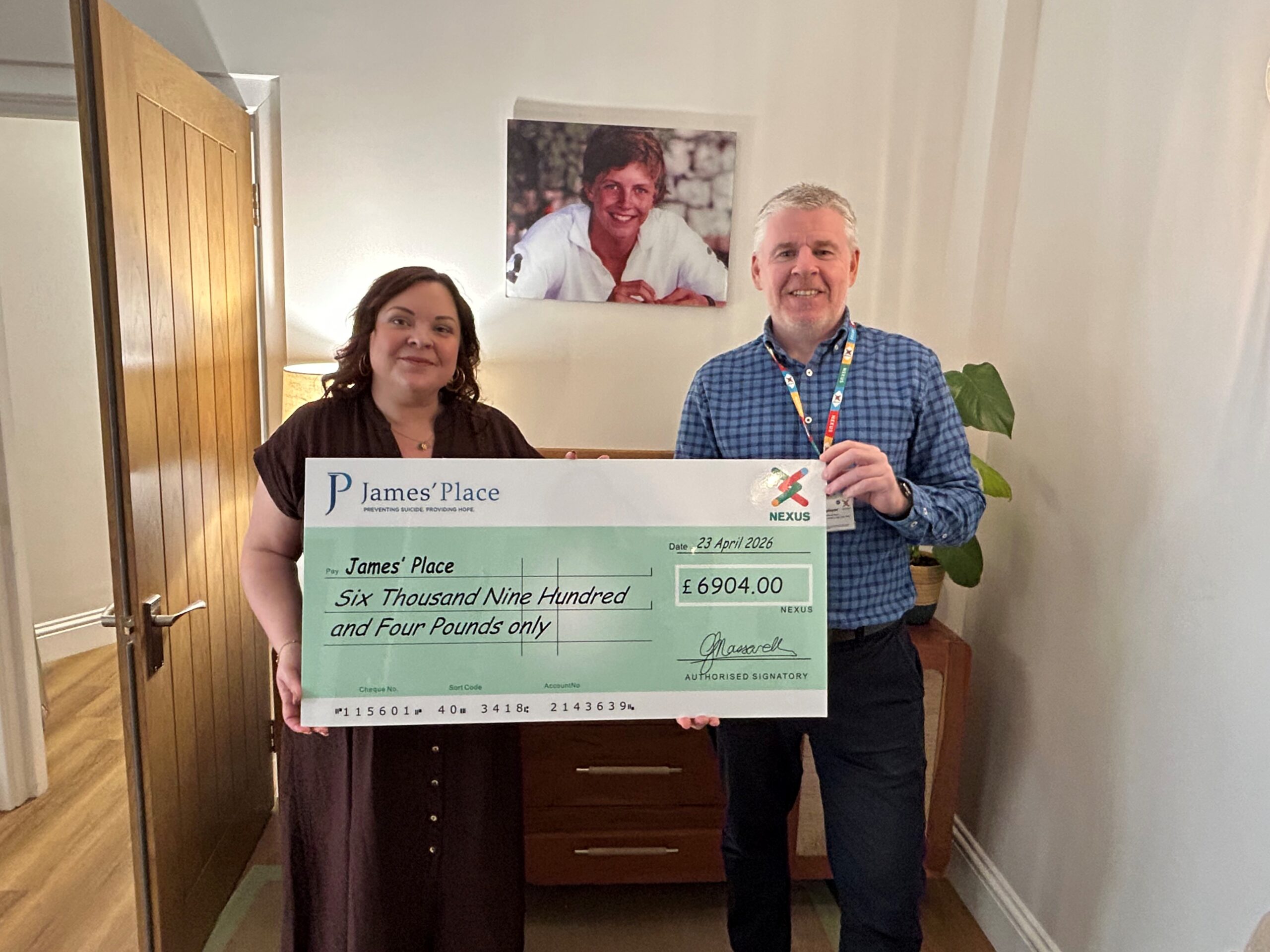 Nexus employees raise almost £7,000 for mental health charity